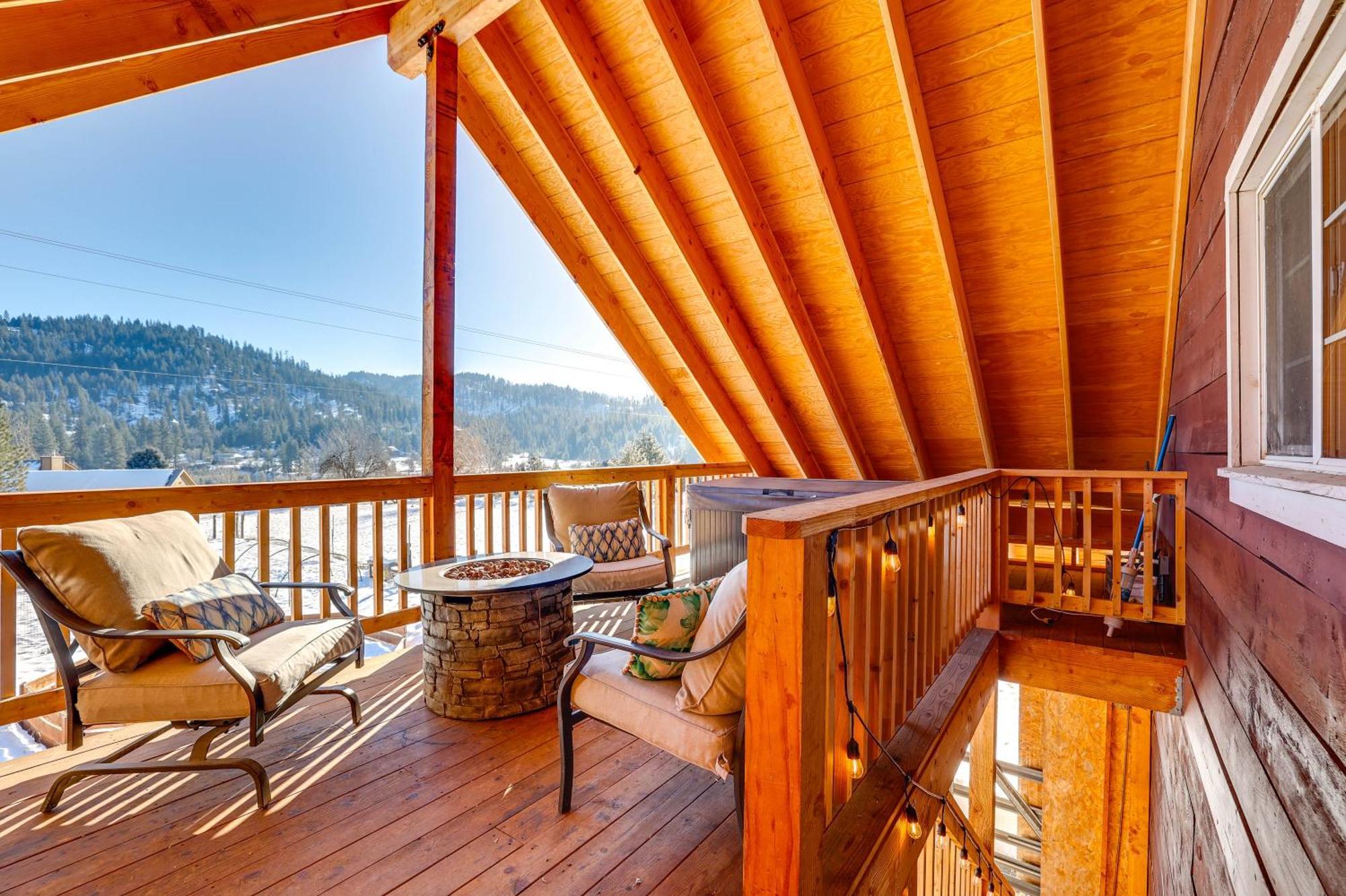 Garden Valley Apartment With Hot Tub And Mtn Views! Crouch Dış mekan fotoğraf